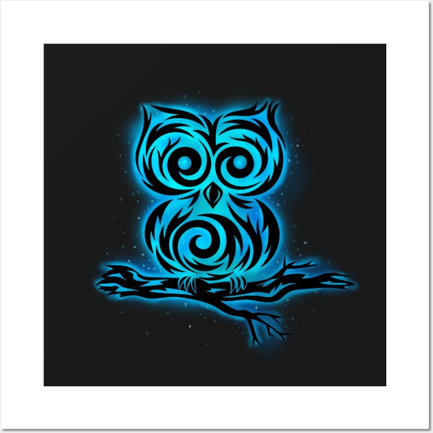 Night Owl Wall Art by martinussumbaji